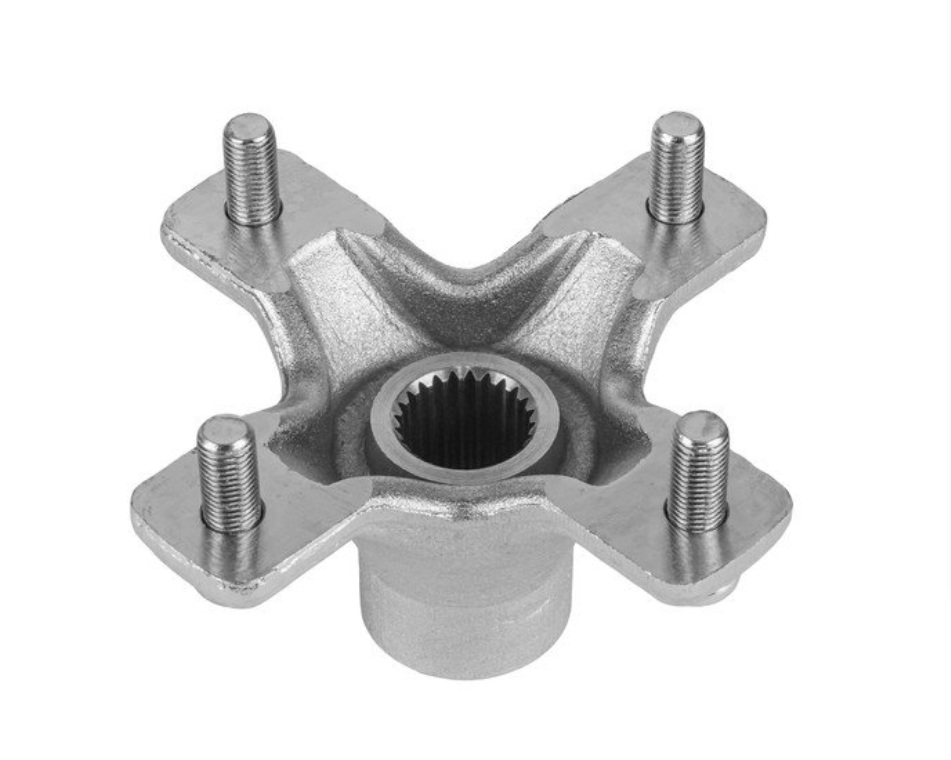 Steel dèyè wou Hub Angle View