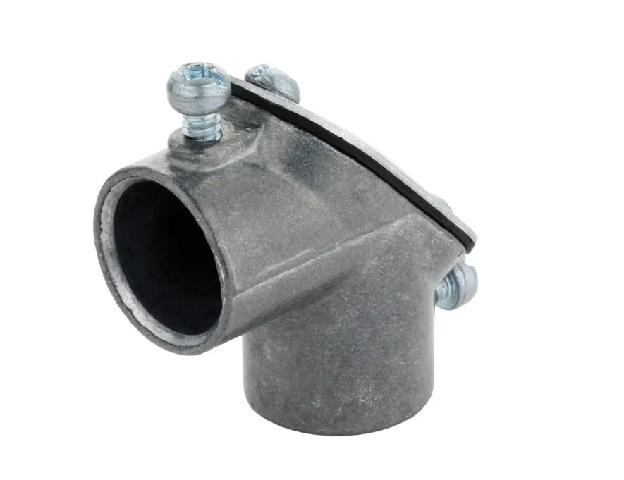Steel 90-Degree Pull Elbow - Rear View