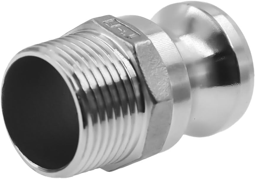 Close-up nan asye pur Camlock Fitting